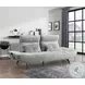 Quonsett Gray Adjustable Sofa