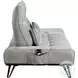 Quonsett Gray Adjustable Sofa