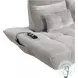 Quonsett Light Gray Adjustable Sofa