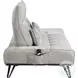 Quonsett Light Gray Adjustable Sofa