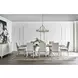 Harmony Pewter Upholstered Side Chair Set of 2