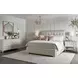 Harmony Pewter and Alabaster King Upholstered Uptown Panel Bed
