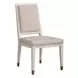 Harmony Pewter Upholstered Side Chair Set of 2