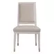 Harmony Pewter Upholstered Side Chair Set of 2
