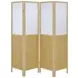 Mattison Natural 4 Panel Room Divider
