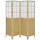 Edwards Natural 4 Panel Room Divider