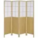 Edwards Natural 4 Panel Room Divider