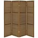 Browning Walnut 4 Panel Room Divider