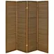 Browning Walnut 4 Panel Room Divider