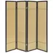 Pearce Natural 4 Panel Room Divider