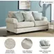 Monaghan Sandstone 74" Loveseat