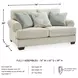 Monaghan Sandstone 74" Loveseat