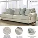 Monaghan Sandstone 98" Sofa