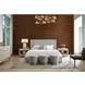 Evermont Beige Performance Fabric Upholstered Queen Decker Panel Bed
