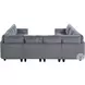 Walterboro Dark Gray 8 Piece Sectional