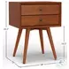 Flynn Acorn Small Nightstand