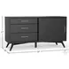Flynn Black Small TV Stand
