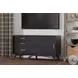 Flynn Black Small TV Stand