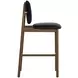 Claribel Bravo Black and Abbington Black Upholstered Bar Stool