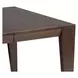 West End Saddle Brown 58" Extendable Rectangular Butterfly Leaf Dining Table