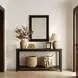 Flora Chocolate Rectangular Wall Mirror