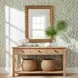 Flora Honey Rectangular Wall Mirror