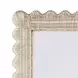 Flora Off White Rectangular Wall Mirror