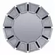 Noralie Silver Round Wall Mirror
