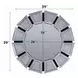 Noralie Silver Round Wall Mirror