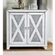 Noralie Silver and Gray 2 Door Console Table