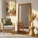 Flora Honey Rectangular Floor Mirror