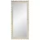 Flora Off White Rectangular Floor Mirror