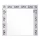 Noralie Silver Rectangular Wall Mirror with Light