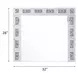 Noralie Silver Rectangular Wall Mirror with Light