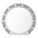 Noralie Silver Round Wall Mirror with Light