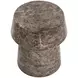 Delaina Dark Emperador Round Concrete Top Outdoor End Table