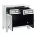 Noralie Silver and Gray 2 Door Accent Cabinet