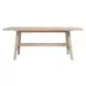 West End Natural Maple 76" Rectangular Lodge Dining Table