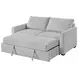 Dena Light Grey 71" Upholstered Sleeper Sofa