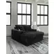 Midnight Madness Onyx Black Oversized Chaise