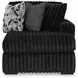 Midnight Madness Onyx 3 Piece Modular Sectional