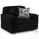Midnight Madness Onyx Black Oversized Chair