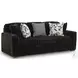 Midnight Madness Onyx Black Sofa