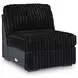 Midnight Madness Onyx 6 Piece Modular Sectional with LAF Corner Chaise