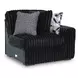 Midnight Madness Onyx 5 Piece Modular Sectional with LAF Corner Chaise