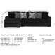 Midnight Madness Onyx Black 2 Piece Sectional Sofa with LAF Chaise