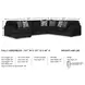 Midnight Madness Onyx Black 4 Piece Sectional with Chaise