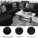 Midnight Madness Onyx Black 4 Piece Sectional with Chaise
