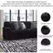 Midnight Madness Onyx Black 3 Piece Sectional