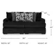 Midnight Madness Onyx Black Super Chaise